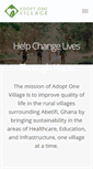 Mobile Screenshot of adoptonevillage.org